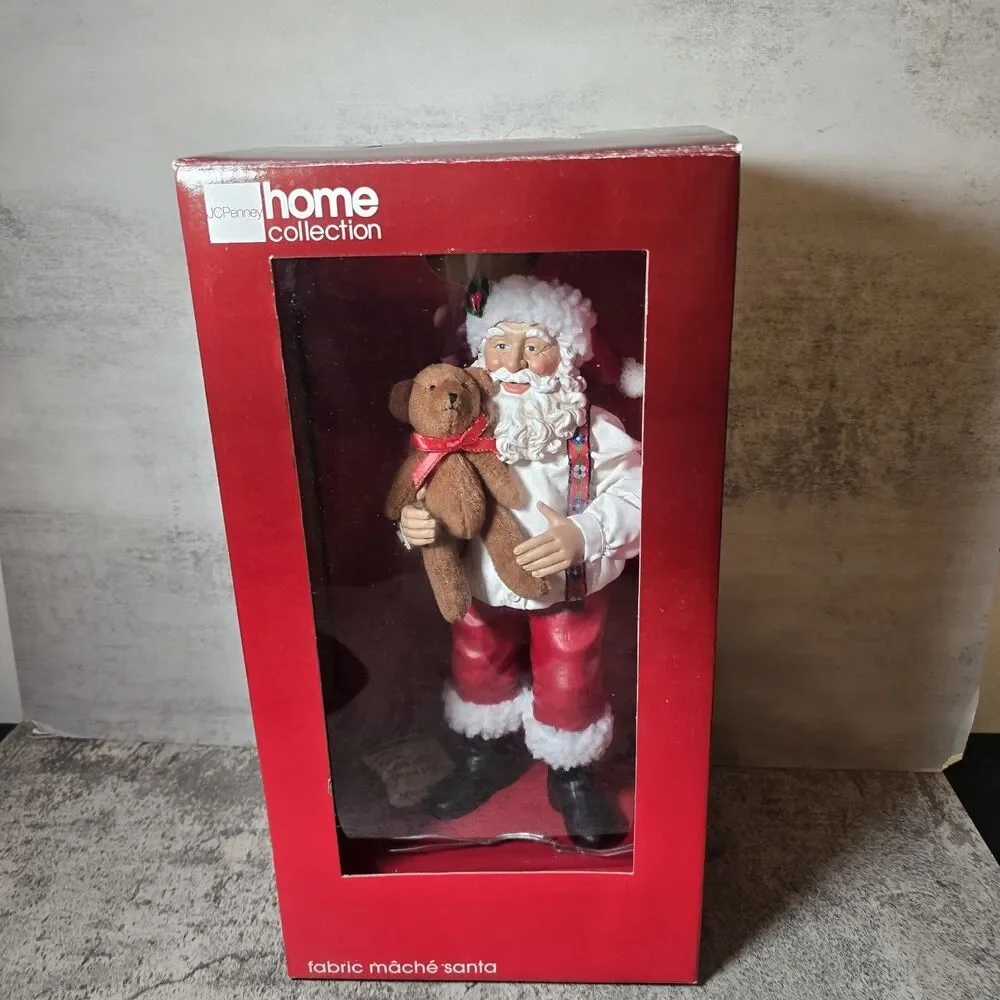 JCPenney Santa & Teddy Bear 11